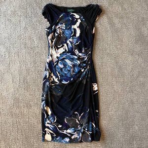 Like New Ralph Lauren Slip On Floral Print Dress